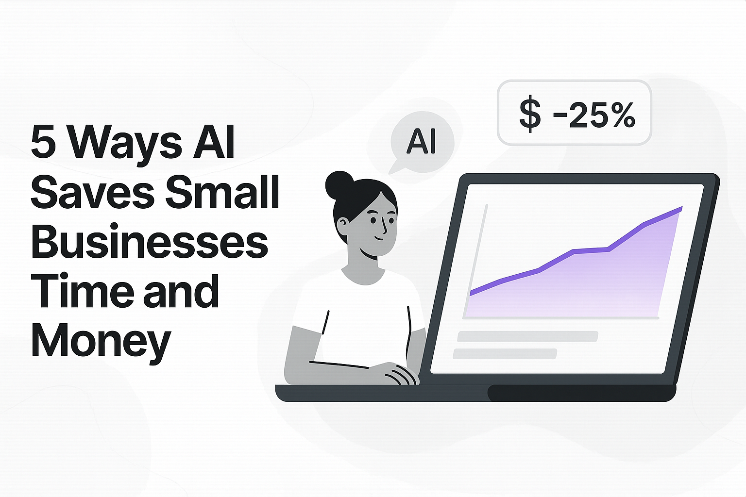 5 Ways AI Saves Small Businesses Time and Money • AiMarketZ Blog ...